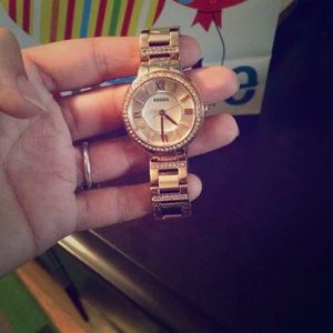 NWB fossil watch w rinestones