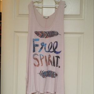 "Free spirit" tunic tank