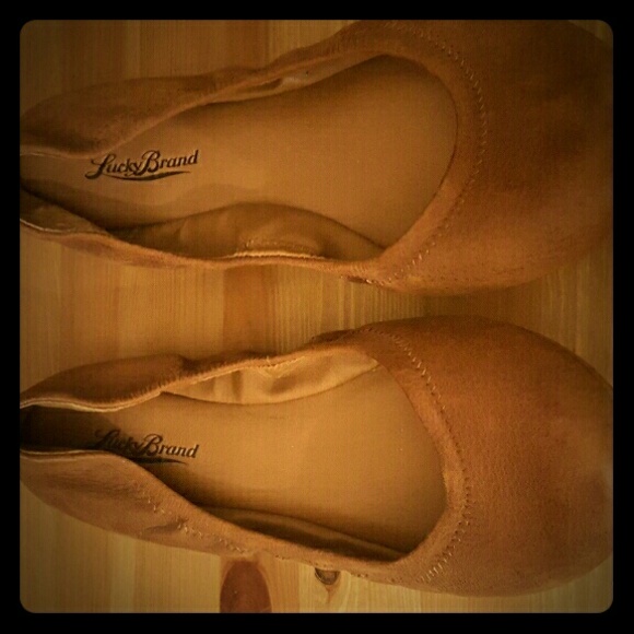 Lucky Brand Elysia Leather Ballet Flats