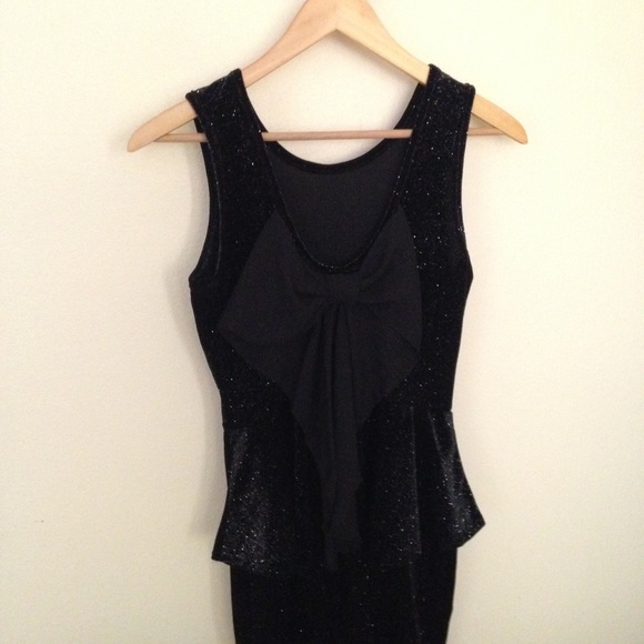 Black suede dress - Picture 2 of 3