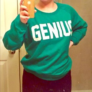 Green GENIUS Forever21 Sweater