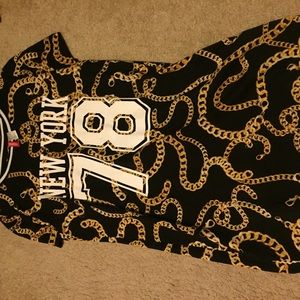 Gold Chain H&M Shirt