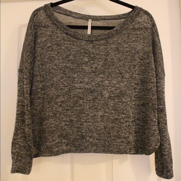 Heather Gray Pull Over Sweater
