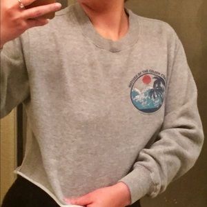 Zumiez Grey Cali Croptop