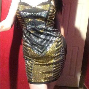 Geometric Beaded dress