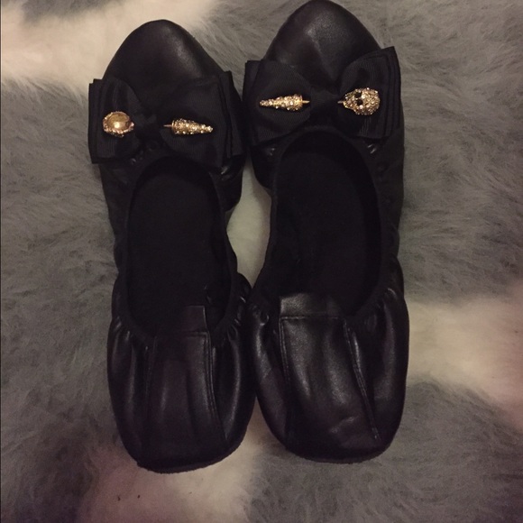 Torrid bow embellished ballet flat NEVER WORN