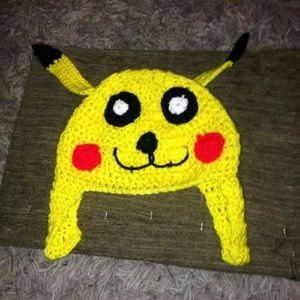 Crocheted Pokemon hat