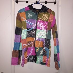 Unique Quilted Hoodie