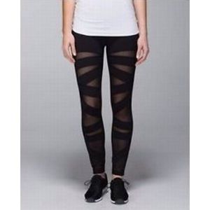 Lululemon High Times Mesh 7/8 crop leggings!