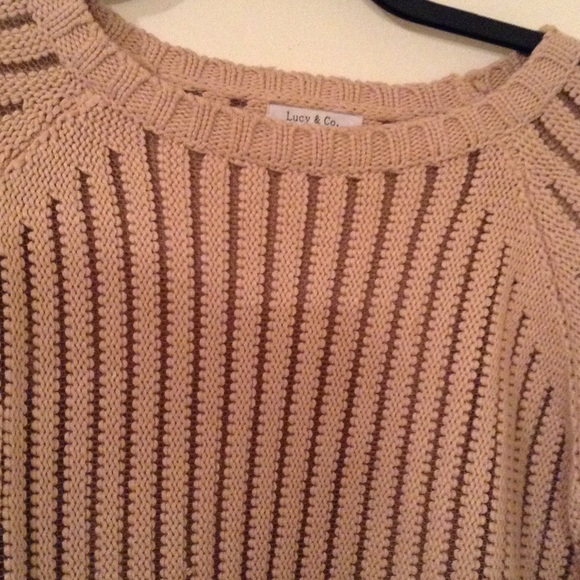 Lucy & Co. (SM) Pink Sweater , worn once w tags - Picture 4 of 4