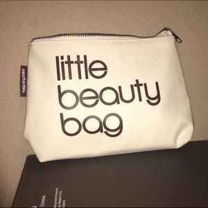 Bloomingdales Canvas Little Beauty Bag