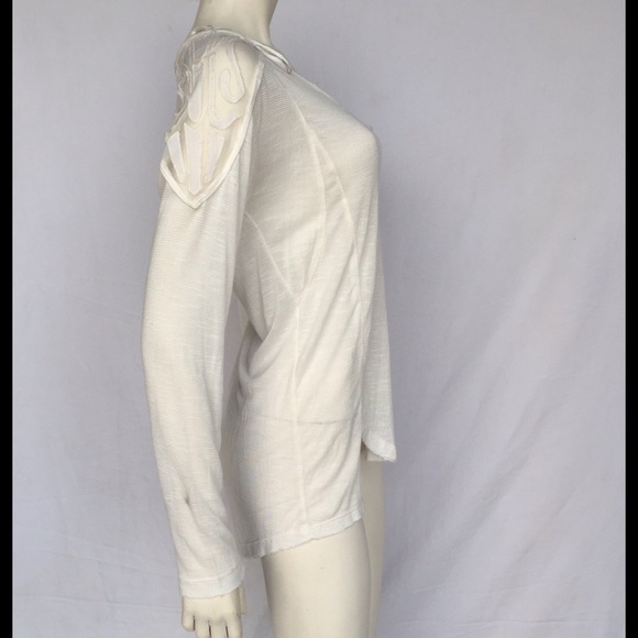 Free People high low tunic with illusion burnout - Picture 3 of 4