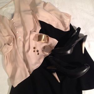 Banana Republic Fluted Skirt