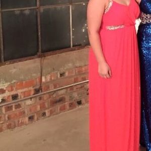 Pink/corral prom dress