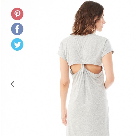 Alternative apparel cotton modal cross back maxi