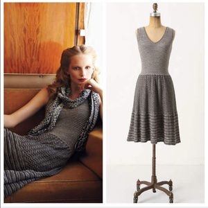 Anthropologie knit dress, XS, mid length