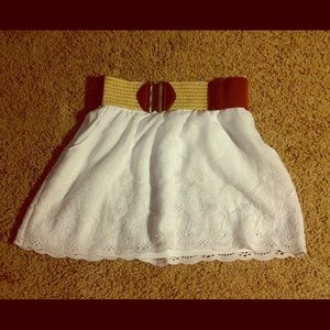 Cute White Skirt