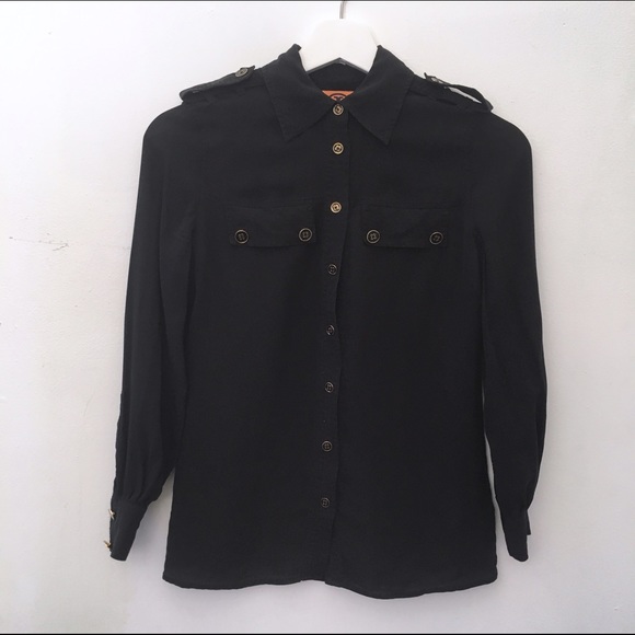 Tory Burch Tops - TORY BURCH Silk Button Up