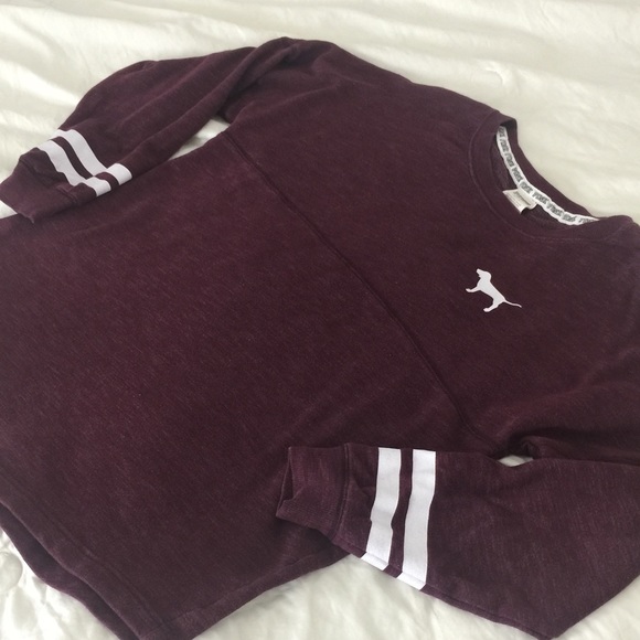 ❗️SOLD❗️EUC Maroon Varsity Crew - Picture 3 of 3