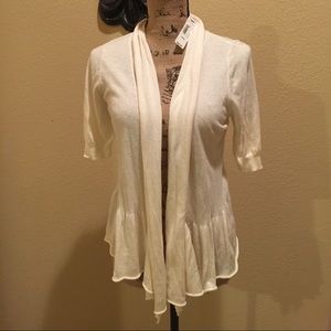 Worthington Soft Comfy Cream Cardigan