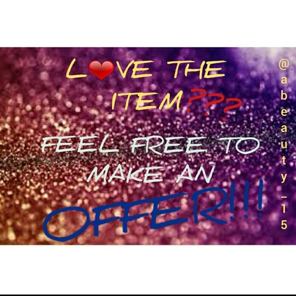 Offers welcome!
