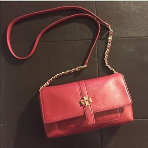 Tory Burch Plaque Robinson Chain Crossbody Clutch
