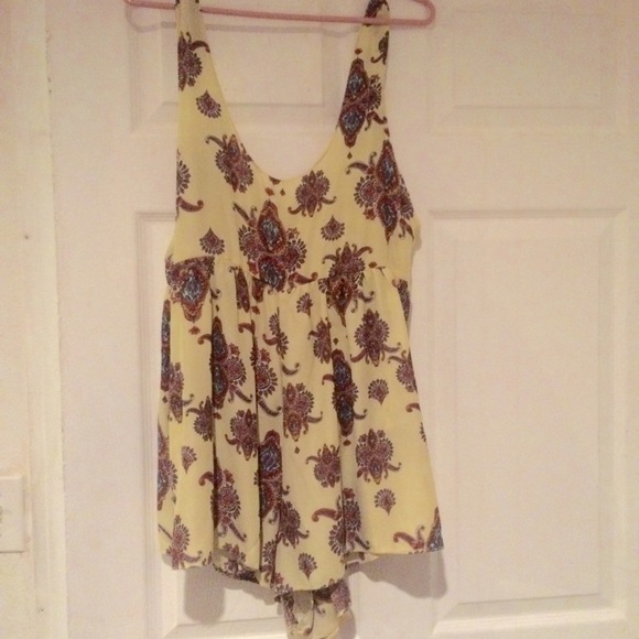 One teaspoon paisley playsuit size large