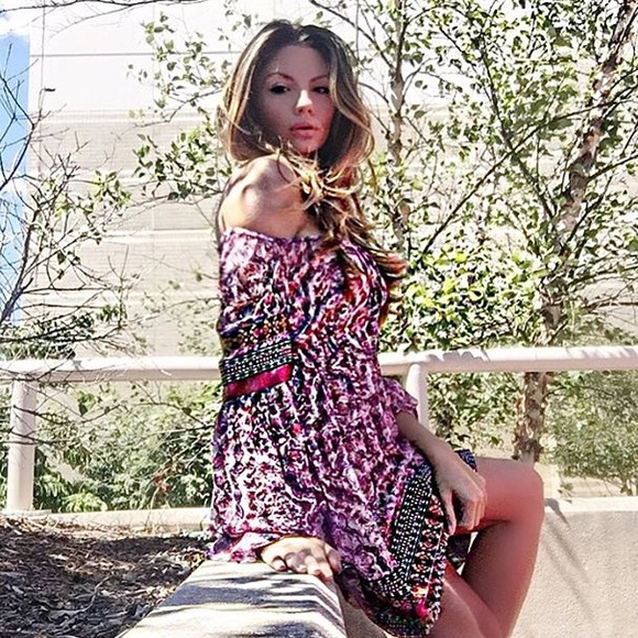 Boho Off the Shoulder Dress