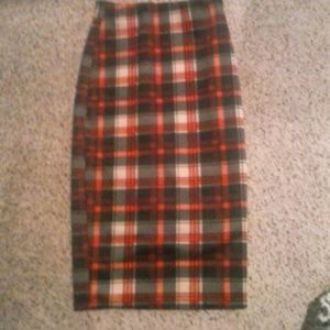 Plaid skirt
