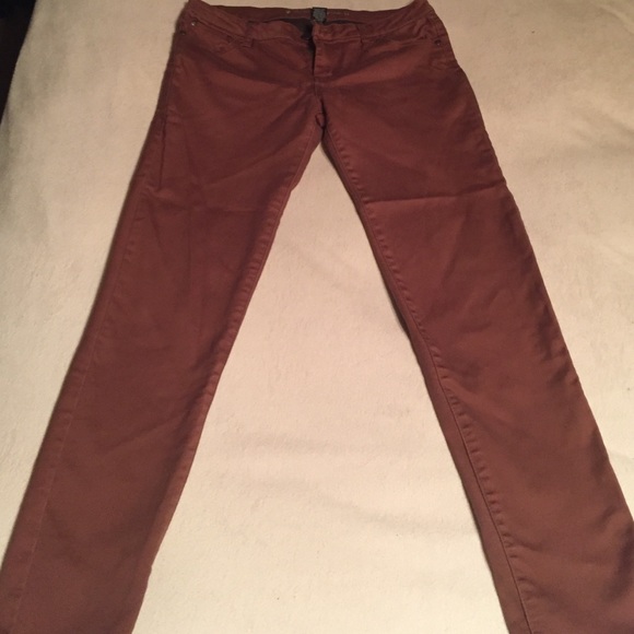 Skinny pants, brown