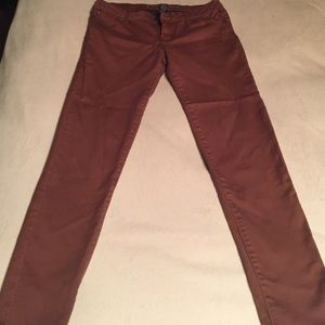 Skinny pants, brown