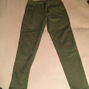 Skinny pant army green