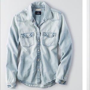 🌟🌟NEW🌟🌟 AEO WESTERN DENIM SHIRT
