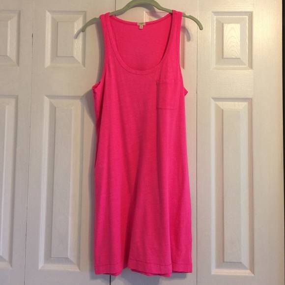 J Crew Neon Pink Dress / Coverup