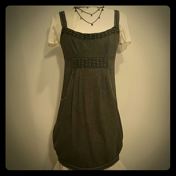 Nanette Lepore Dresses & Skirts - Nanette Lapore Grey Empire Waist Dress