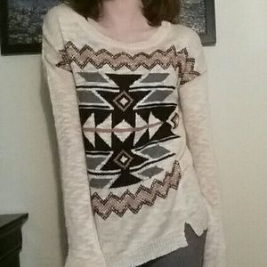 Tribal Print Sweater