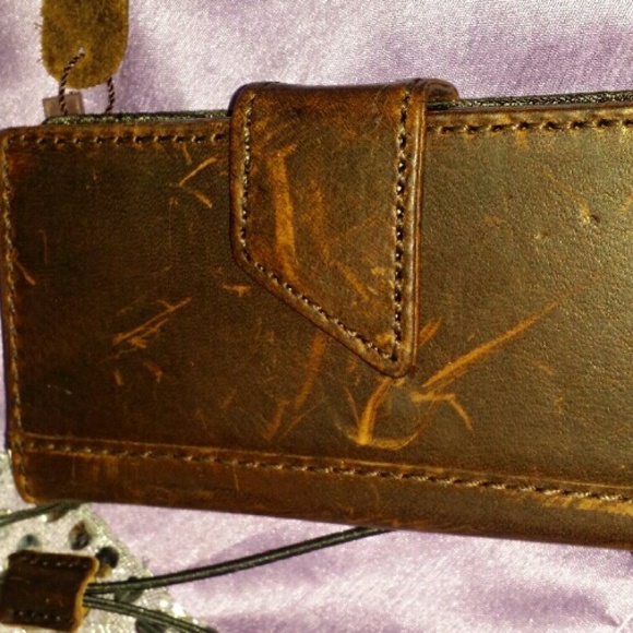 Leather wallet and iphone 5 case