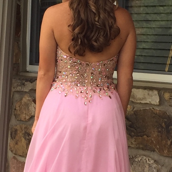 Light Pink, long prom/formal dress - Picture 2 of 4