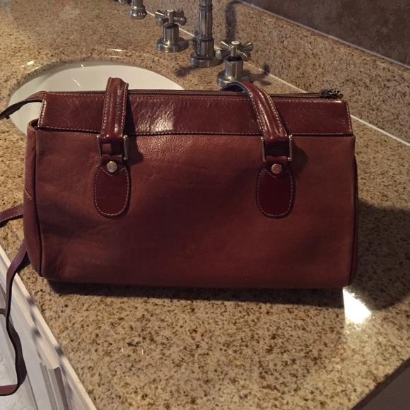 🔴SOLD🔴 Vintage leather Bally crossbody satchel - Picture 4 of 4