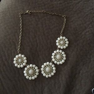 White flower necklace