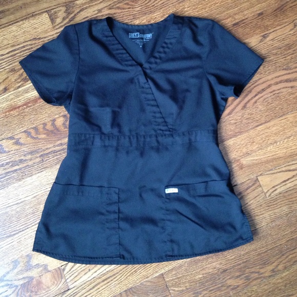 3 Black Grey's anatomy scrub tops