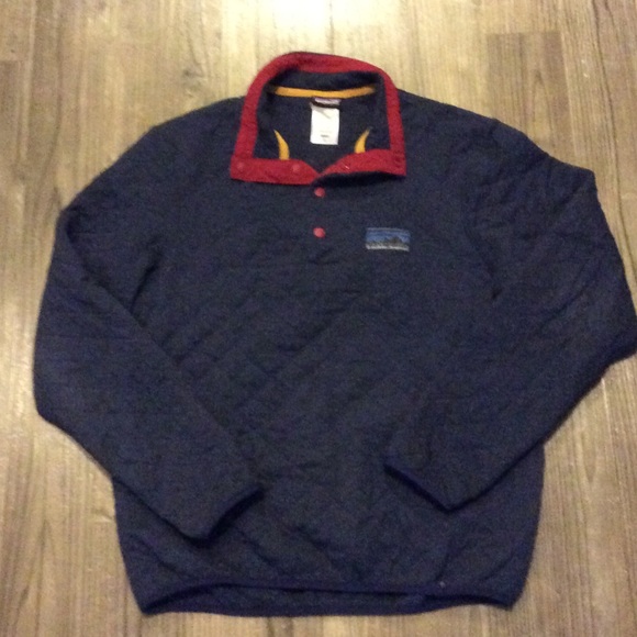 Patagonia Other - Men's diamond quilt snap t pullover
