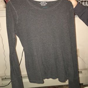 Grey long sleeve shirt