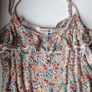 Flowy floral tank top