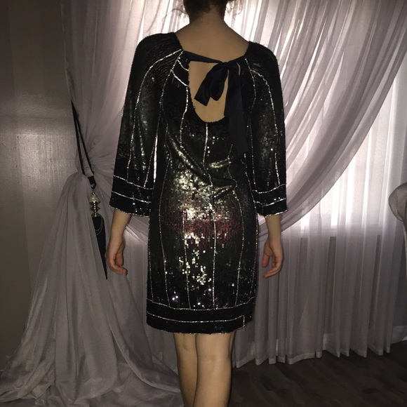 Evening sequence dress - Picture 2 of 2