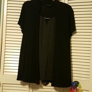 2 layer casual blouse