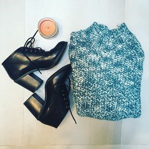 MEGA SALE: Chunky Knit High Neck Sweater