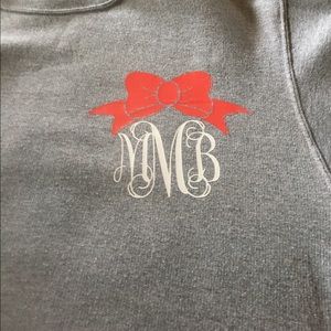Monogrammed bow sweatshirts!🎀
