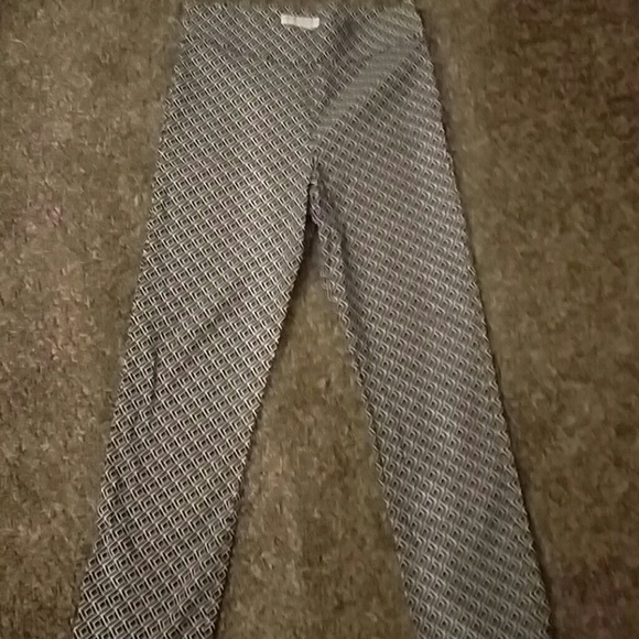 Long geometric design pant
