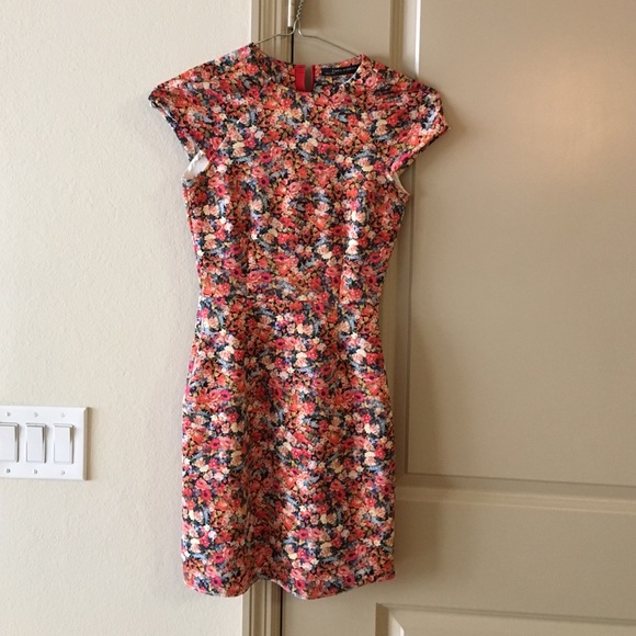 Zara floral dress
